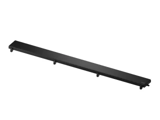 Tece drainline Designrost "steel" Edelstahl schwarz matt beschichtet für Duschrinne, 1500mm, 601585 601585