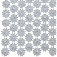 matches21 HOME & HOBBY Tischdecke Tischdecke Vollspitze nostalgische Blumen grau 30x70 cm (1-tlg)