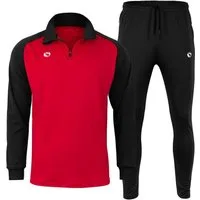 Stark Soul® Trainingsanzug Trainingsanzug "WARM UP" für Herren, bequemer Tracksuit, (Trainingsshirt und Trainingshose), mit 1/4 Reißverschluss und Seitentaschen