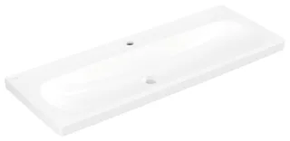 Villeroy & Boch Schrankwaschtisch Skyla 5A51C1 1200x460mm,, 1 Hahnloch ohne Überlauf Weiss Alpin cp 5A51C1R1