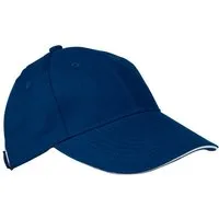 Macma Baseball Cap Baumwoll-Basecap 6 Panel heavy-brushed Cotton / Farbe: dunkelblau