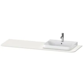 Duravit Happy D.2 Plus Konsole Nordic Weiß Seidenmatt 1600x550x16 mm - HP031HR3939 HP031HR3939