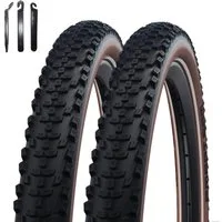 maxxi4you Fahrradreifen 2 x Schwalbe Smart Sam Fahrradreifen Performance Bronze inkl. RH