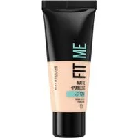 MAYBELLINE NEW YORK Foundation FIT ME! MATTE + PORELESS MAKE-UP, für einen natürlich mattierten Teint, leichte bis mittlere Deckkraft