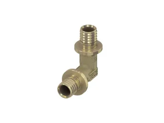 Tece flex Winkelkupplung 90 Grad Dim. 32 x 32, Standard Messing, 767032 767032