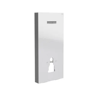 VitrA Vitrus Stand-Spülkasten für Wand-WCs mit Glasfront Weiß,870-5760-01 870-5760-01