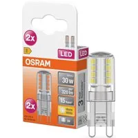 Osram LED-Leuchtmittel LED PIN Lampe, G9, 2 St., Warmweiß