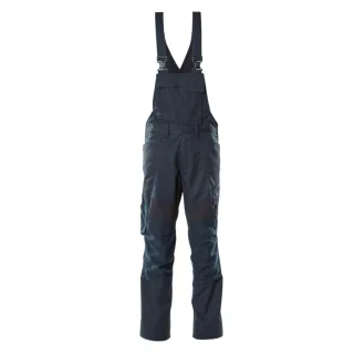 MASCOT Herren Latzhose mit Knietaschen ACCELERATE Schwarzblau 46 - 18569-442-010-82C46
