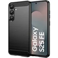 CoolGadget Handyhülle Carbon Handy Hülle für Samsung Galaxy S25 FE 6,7 Zoll, robuste Telefonhülle Case Schutzhülle für Samsung S25 FE Hülle