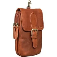 Benthill Gürteltasche Echt Leder Gürteltasche Damen & Herren Hüfttasche Wandertasche, Reißverschlussfach