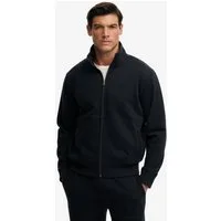 Superdry Sweatshirt ESSENTIAL LOGO TRACK TOP mit Reißverschluss, aus Baumwolle und Polyester, Loose Fit