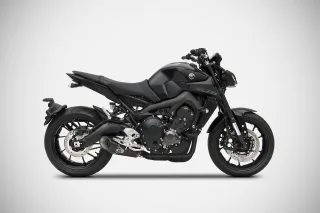 ZARD Sport Auspuff Komplettanlage Edelstahl BLACK Yamaha MT-09 / Tracer 900 Bj.2017-2020 EURO4 +ABE