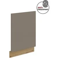 Küchen-Preisbombe Frontblende für integrierten Geschirrspüler 45 cm Küche ARIA Sandgrau matt (Frontblende Geschirrspüler integriert, 1 St), Modern