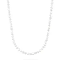 FAVS Collier FAVS Herren-Kette Edelstahl, Perle Muschelkern
