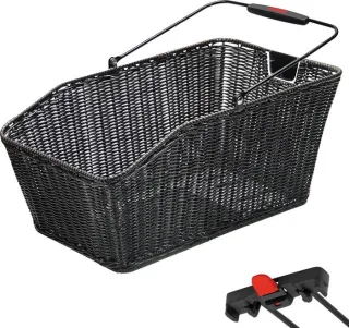 KLICKfix Structura GT Gepäckträgerkorb für Racktime schwarz fein