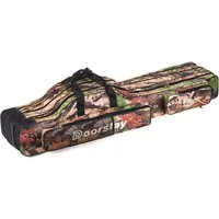 GARRYFIZH Angelrutentasche 3-lagige Angeltasche Faltbare, 120cm Angelruten- und Rollentasche Angeltasche