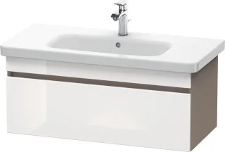 Duravit DuraStyle Waschtischunterbau wandhängend Weiß & Basalt Hochglanz & Matt 930x448x398 mm - DS6 DS638202243