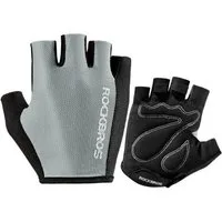 ROCKBROS Fahrradhandschuhe Grau Fäustlinge Unisex aus Polyester
