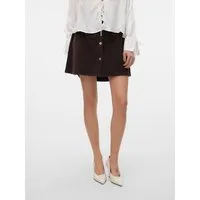 Vero Moda Cordrock VMETTA HR SHORT CORD SKATER SKIRT NOOS