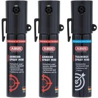 ABUS Tierabwehrspray ABUS SDS80 Mini Abwehrspray, hochwirksames Pfefferspray, verschd. Sets