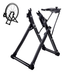 XANES Folding Bicycle Wheel Truing Stand Portable Adjustable Aluminum Alloy MTB Road Bike Rims Repair Tool Rack Table