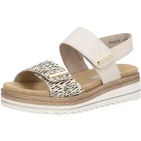 Remonte Keilsandalette Schlupfschuh, Sommerschuh, Klett-Sandale mit weichem Fußbett