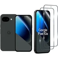 CLM-Tech Displayschutzglas 2X für Google Pixel 10a, Panzerglas Folie - Blasenfreie Anbringung und kratzfest -, 2 Stück, Anti-Fingerabdruck