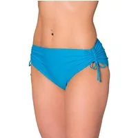 Aquarti Bikini-Hose Aquarti Damen Bikinihose mit Raffung und Schnüren