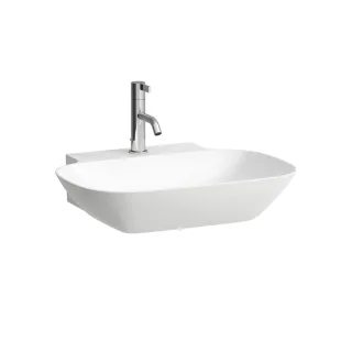 LAUFEN Waschtisch Ino 450x560x145, 1 Hahnloch, ohne Überlauf, weiss matt, H8103027571111 H8103027571111