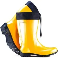 Fjordvik Himmelsken Allwetterstiefel SCF-Glänzend 43 Gelb Gummistiefel Perfekt für die Stadt Spaziergänge Gassigehen