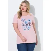 MIAMODA T-Shirt T-Shirt bequeme Passform LOVE Motiv