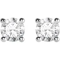 THOMAS SABO Paar Ohrstecker Ohrstecker Weißer Stein (Set)