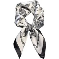 Zaewry Seidentuch quadratisch, 70x70 cm, Nickituch, Bandana-Schal (1Stück), Seide, Satin-Kopftuch für Damen – Seidig-glattes Haarwickeltuch, stilvoll