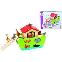 Eichhorn Steckspielzeug Arche Noah, (Set, 21-tlg), mit abnehmbarem Dach