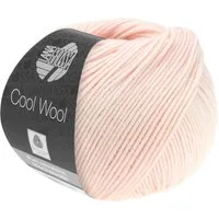 LANA GROSSA COOL WOOL pflegeleichtes Strickgarn extrafeine Merinowolle Häkelwolle, 160 m (Strickgarn aus extrafeiner Merinowolle, kuschelig weich und pflegeleicht), 50 g