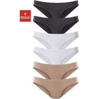 Vivance Active by Lascana Bikinislip (6er-Pack) aus weicher Microfaser