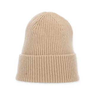 Halsüberkopf Accessoires - Mütze modische Rippe Umschlag camel - Gr. - OS