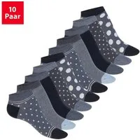 celodoro Sneakersocken Eco Sneaker Socken Damen (10 Paar) aus regenerativer Baumwolle (10-Paar)