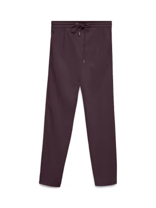 VERO MODA - VMNORA MW TAPERED CORDUROY PANT Winetasting - Gr. - 32