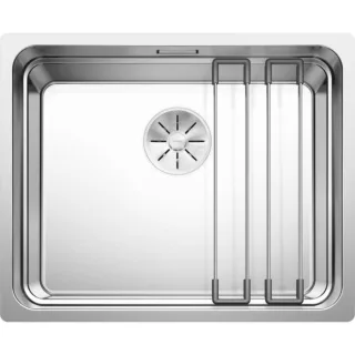 Blanco Etagon 500-U Etagen-Spüle 521841 54x44cm, Edelstahl Seidenglanz, für Unterbau