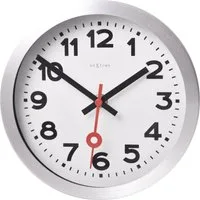 NEXTIME Wanduhr 3998 (im ikonischen Bahnhofsuhr Design)