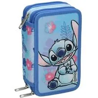 Lilo & Stitch Federmäppchen Gefüllte Federtasche Gefülltes Mäppchen mit Schreibset für Schule