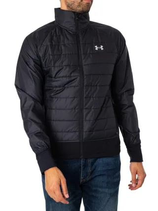 Under Armour Storm Insulated Run Hybrid-Jacke, Schwarz