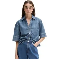 Marc O'Polo Jeansbluse aus Organic Cotton-Lyocell-Mix