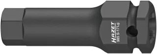 HAZET Schlag- Maschinenschrauber Schraubendreher-Steckschlüsseleinsatz (1/2 Zoll) - 985S-17LG