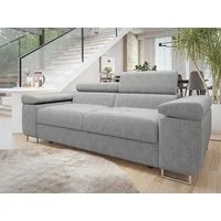 MIRJAN24 Sofa Torezio 2 Cord, Einstellbare Kopfstützen, 198x102x70-90 cm