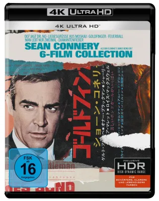 James Bond: Sean Connery 6-Film Collection (6 4K Ultra HD) [Blu-ray]
