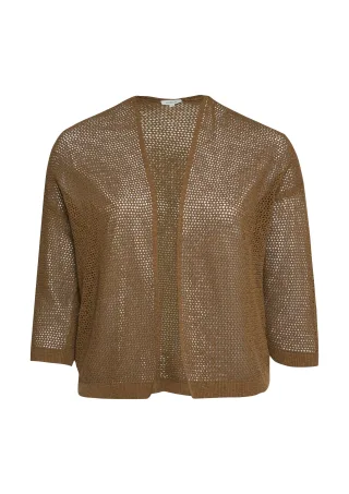 s.Oliver - Strickjacke braun - Gr. - 46