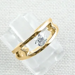 Konfigurator - Verlobungsring aus Gold mit echtem Diamant