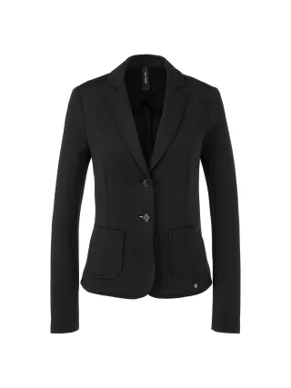 Marc Cain Essentials - Blazer mit aufgesetzten Taschen black - Gr. - 42